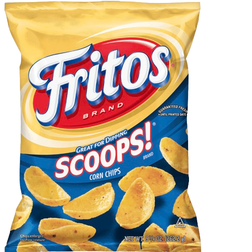 Fritos Scoops Corn Chips 310 Grams USA