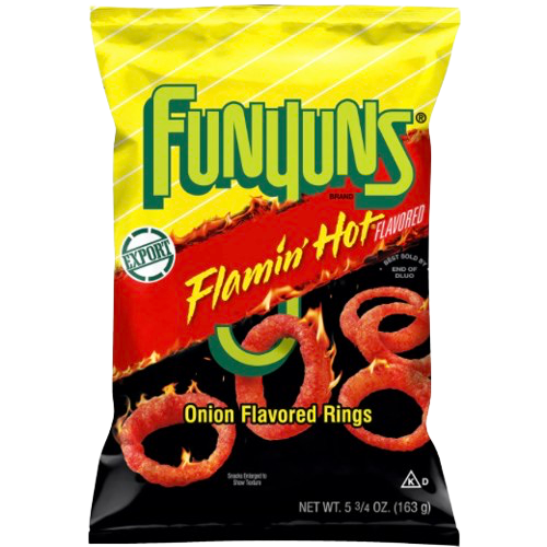 Funyun Onion Snack Flamin' Hot 163grams USA