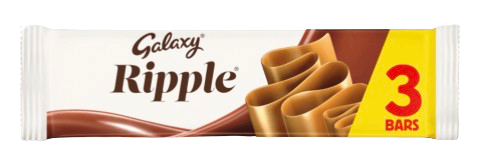 GALAXY RIPPLE CHOCOLATE BARS 3X90G UK