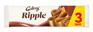 GALAXY RIPPLE CHOCOLATE BARS 3X90G UK