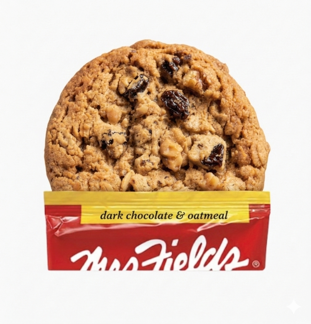 MRS FIELDS BIG COOKIE USA- DARK CHOCOLATE & OATMEAL