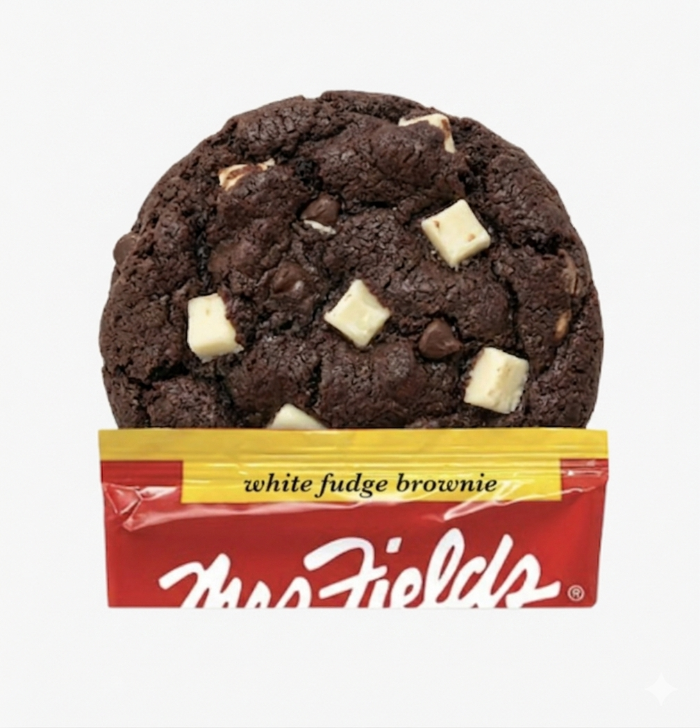 MRS FIELDS BIG COOKIE USA- WHITE FUDGE BROWNIE