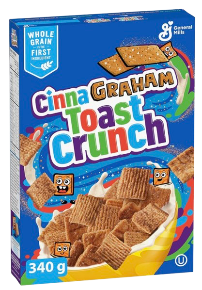 Cinnagraham Toast Crunch Cereal 340g