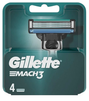 GILLETTE MACH 3 CARTRIDGE 4PK