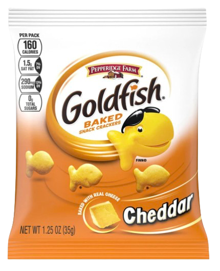 PEPPERIDGE FARM GOLDFISH CHEDDAR 35G USA