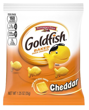 PEPPERIDGE FARM GOLDFISH CHEDDAR 35G USA