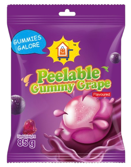 Gummies Galore Peelable Grape 85g