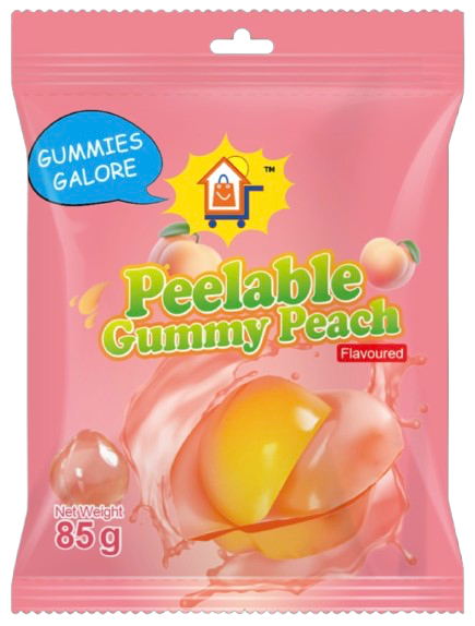 Gummies Galore Peelable Peach 85g