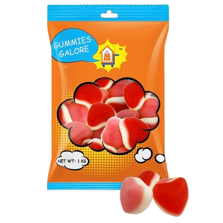 GUMMIES GALORE HEARTS 1KG