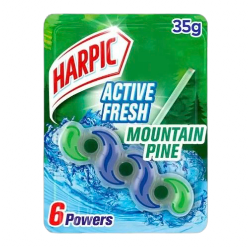 HARPIC TOILET RIM BLOCK 35GM MOUNTAIN FRESH PINE