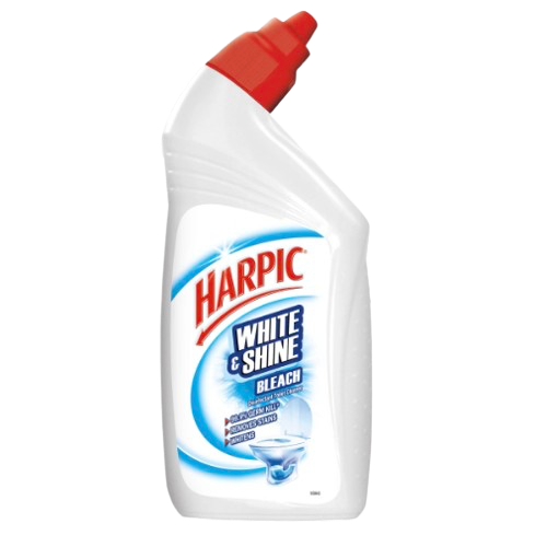 HARPIC TOILET CLEANER 500ML BLEACH WHITE & SHINE