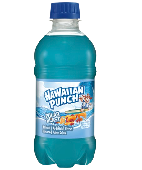 HAWAIIAN PUNCH 295ML POLAR BLAST BLUE USA