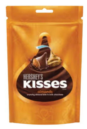 HERSHEY KISSES 33.6GM ALMOND