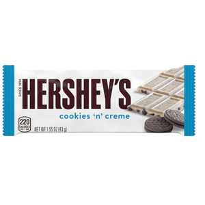 HERSHEY CHOCOLATE 1.55OZ COOKIES AND CREAM
