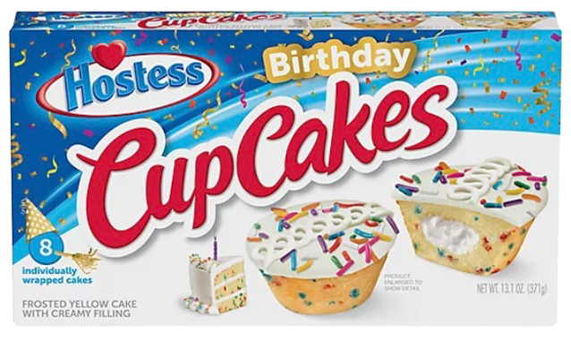 Hostess Birthday Cupcake
