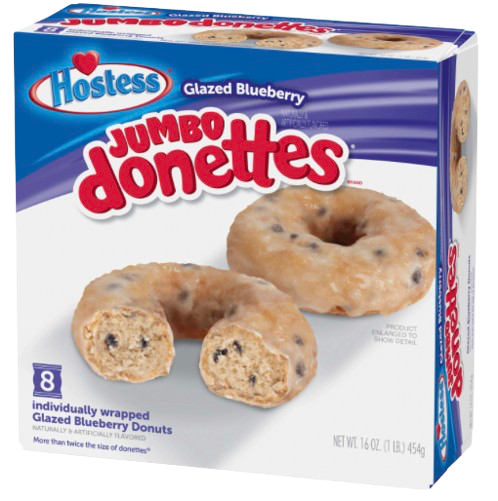 Hostess Jumbo Blueberry Donettes