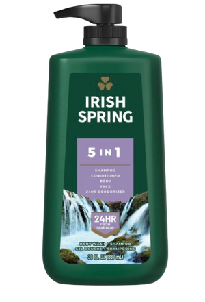 IRISH SPRING BODYWASH 30OZ/887ML 5 IN 1