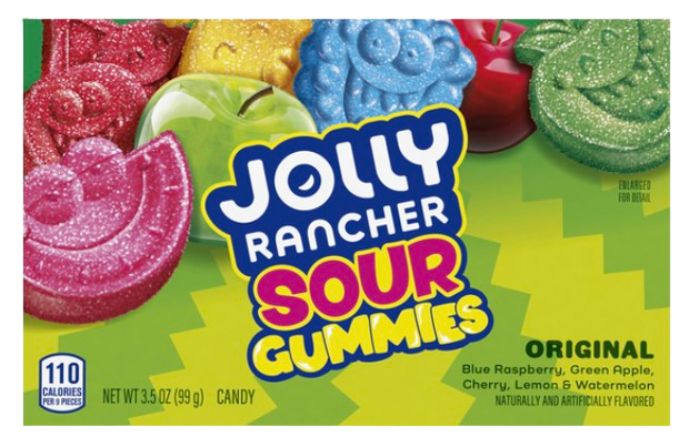 JOLLY RANCHER GUMMY SOUR BOX 87.88G