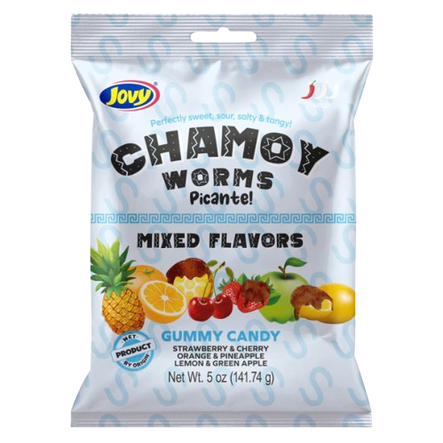 JOVY CANDY 5OZ CHAMOY GUMMY WORM