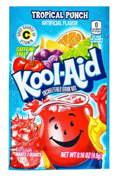 KOOL AID TROPICAL PUNCH 0.16 OZ (1 sachet)