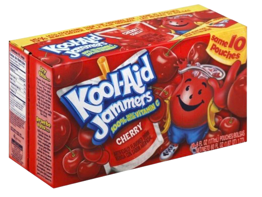 KOOL-AID JAMMERS 10PK CHERRY USA