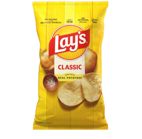 LAYS ORIGINAL POTATO CHIPS 6.5OZ USA
