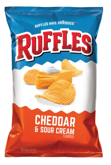 RUFFLES CHEDDAR & SOUR CREAM 6.5OZ USA