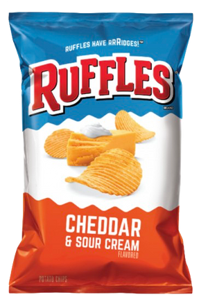 RUFFLES CHEDDAR & SOUR CREAM 6.5OZ USA