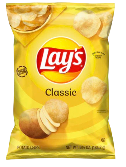 LAYS POTATO CHIPS CLASSIC 184.2G USA