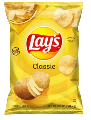 LAYS POTATO CHIPS CLASSIC 184.2G USA