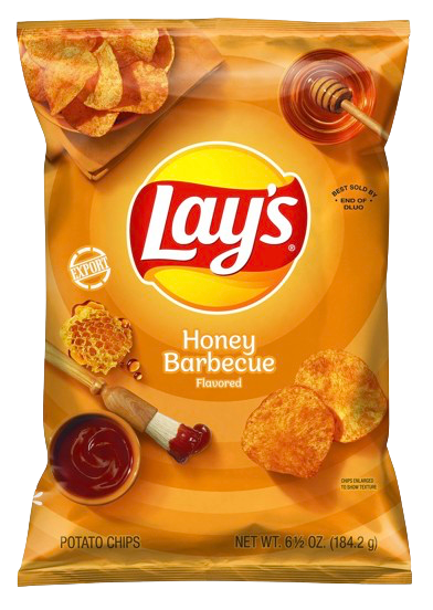 LAYS POTATO CHIPS HONEY BBQ 184.2G USA