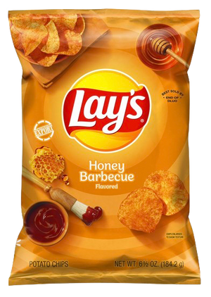 LAYS POTATO CHIPS HONEY BBQ 184.2G USA