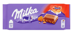 MILKA BLOCK DAIM PIECES 100G