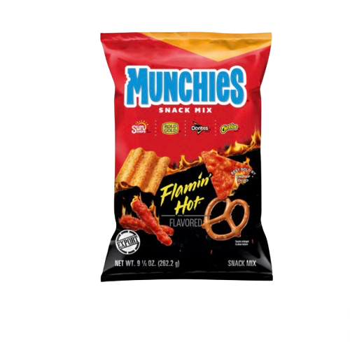 MUNCHIES FLAMIN HOT SNACK MIX 9.25OZ USA
