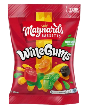 Maynards Bassets Wine Gums Bag 130g UK