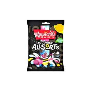 MAYNARDS BASSETTS LIQUORICE ALLSORTS 130G UK