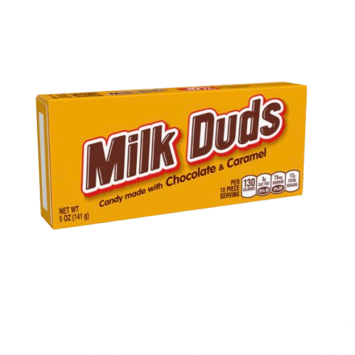 MILK DUDS CANDY BOX 5OZ CHOCOLATE & CARAMEL