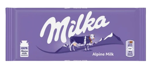 Milka Alpine Milk Tablet  (Airfreight UK)