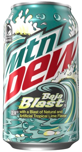 MOUNTAIN DEW BAJA BLAST 355ML USA