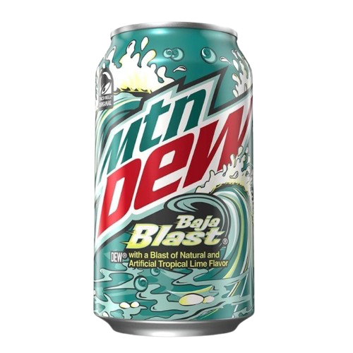 MOUNTAIN DEW BAJA BLAST 355ML USA