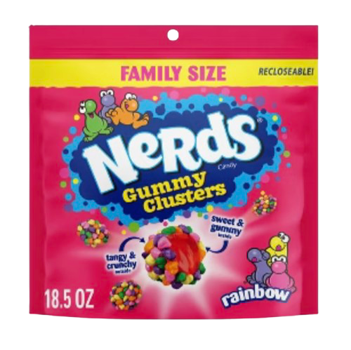 NERDS GUMMY CLUSTERS 524.5G/18.5OZ