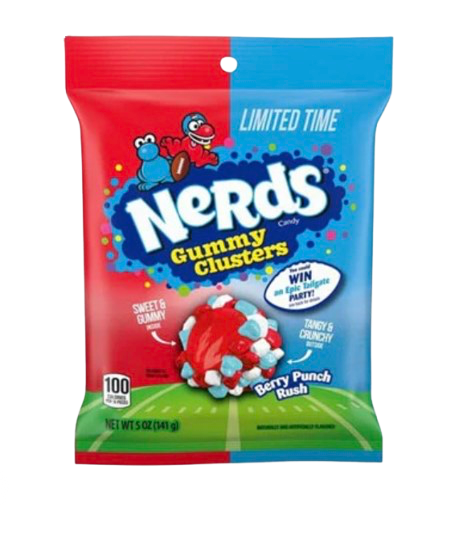 Nerds Gummy Cluster Berry Punch Rush 5oz USA