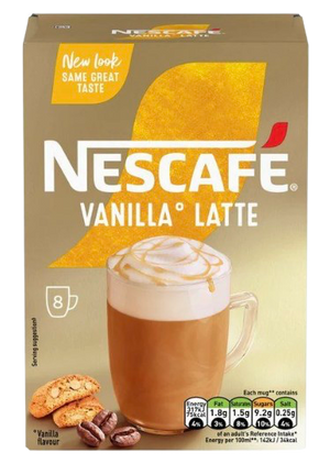 NESCAFE VANILLA LATTE 8s