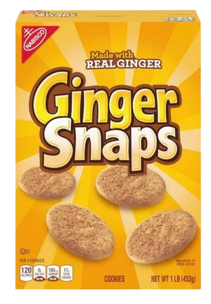 OLD FASHION GINGER SNAPS 16oz/453.5g USA