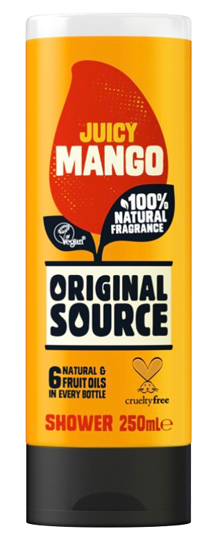 ORIGINAL SOURCE BODY WASH 250ML JUICY MANGO