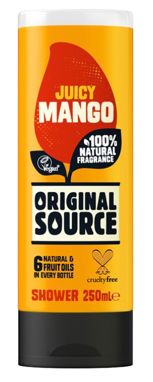 ORIGINAL SOURCE BODY WASH 250ML JUICY MANGO