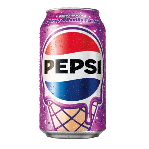 PEPSI MAX CHERRY VANILLA 330ML UK NZ