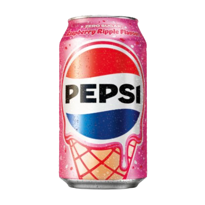 PEPSI MAX RASPBERRY RIPPLE 330ML UK NZ