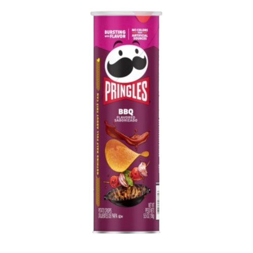 PRINGLES POTATO CHIPS USA 158G BBQ