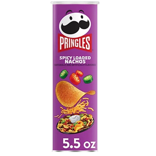 PRINGLES SPICY LOADED NACHOS 156G/5.5OZ USA